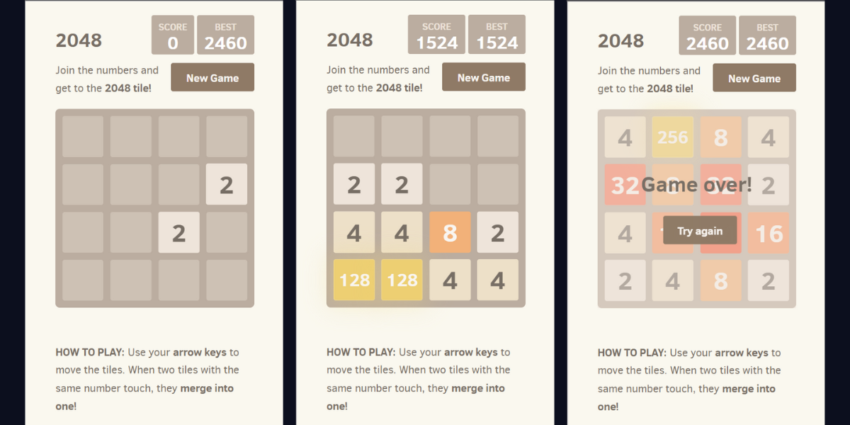 2048: number puzzle game 2048: number puzzle game